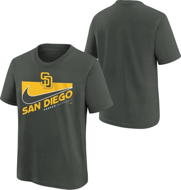 MLB Little Kids' San Diego Padres Dark Gray Short Sleeve T-Shirt