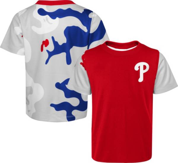 MLB Team Apparel Youth Philadelphia Phillies Red Practice T-Shirt