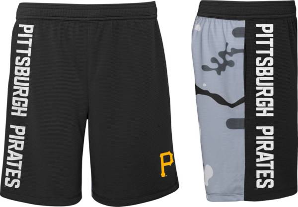 MLB Team Apparel Youth Pittsburgh Pirates Camo Shorts