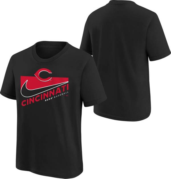 MLB Little Kids' Cincinnati Reds Black Short Sleeve T-Shirt