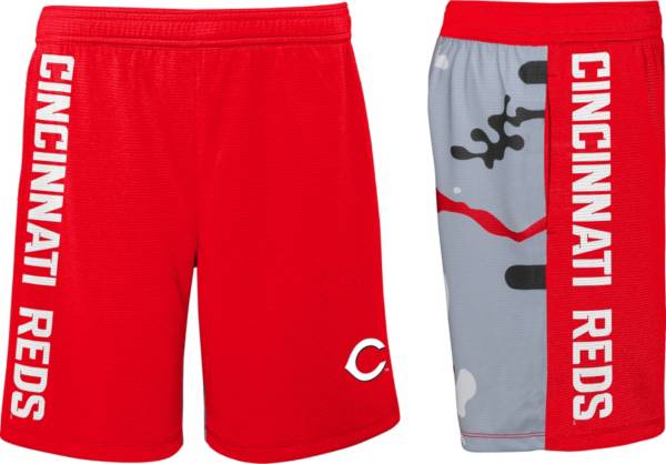 MLB Team Apparel Youth Cincinnati Reds Camo Shorts