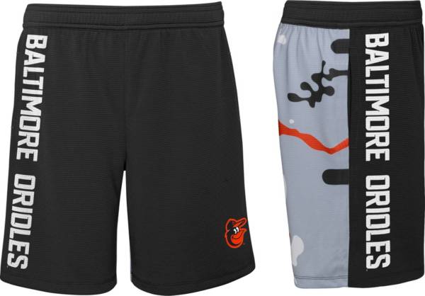 MLB Team Apparel Youth Baltimore Orioles Camo Shorts