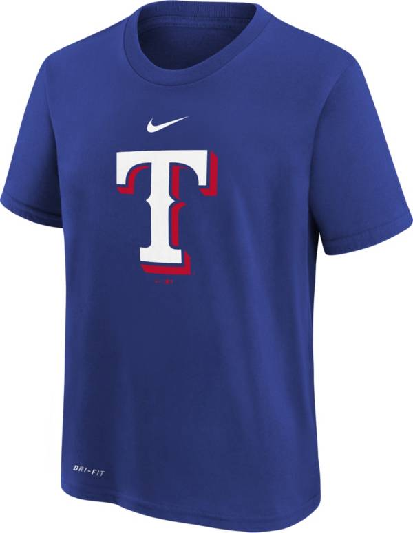 MLB Little Kids' Texas Rangers Blue Logo T-Shirt