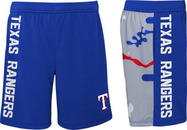 MLB Team Apparel Youth Texas Rangers Camo Shorts