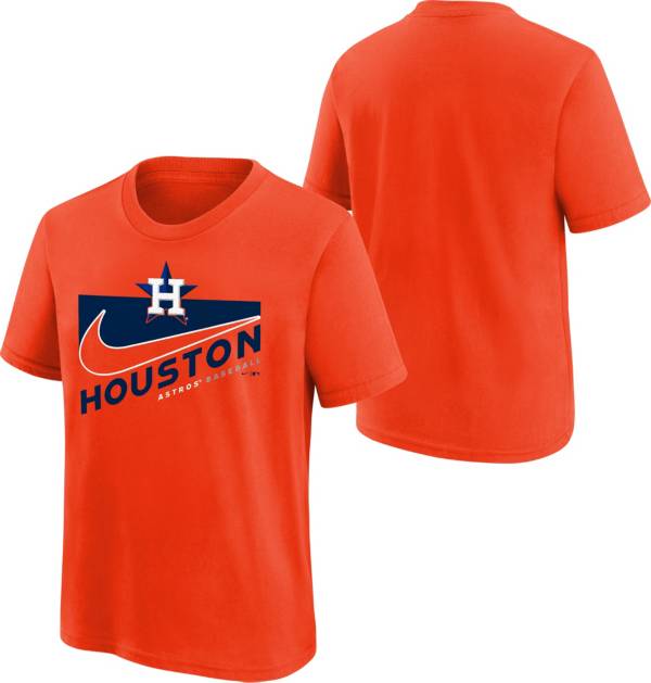 MLB Little Kids' Houston Astros Orange Short Sleeve T-Shirt