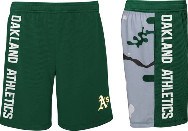 MLB Team Apparel Youth Oakland Athletics Camo Shorts