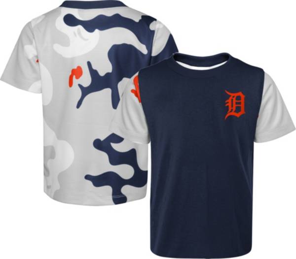 MLB Team Apparel Youth Detroit Tigers Navy Practice T-Shirt