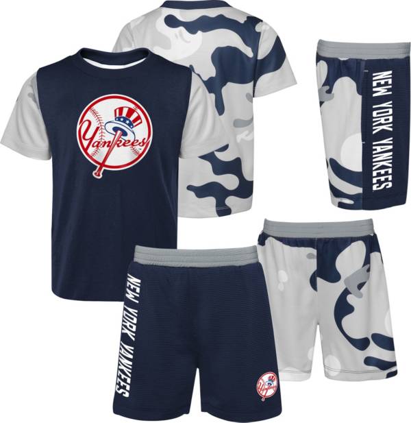 MLB Team Apparel Youth New York Yankees Blue 2-Piece Set