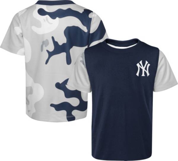 MLB Team Apparel Youth New York Yankees Blue Practice T-Shirt