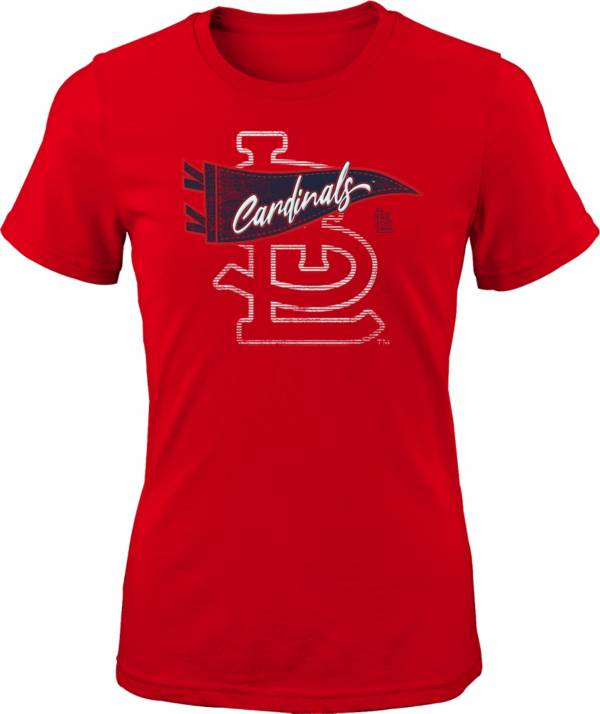 MLB Girls' St. Louis Cardinals Red Pennant Fever T-Shirt product image