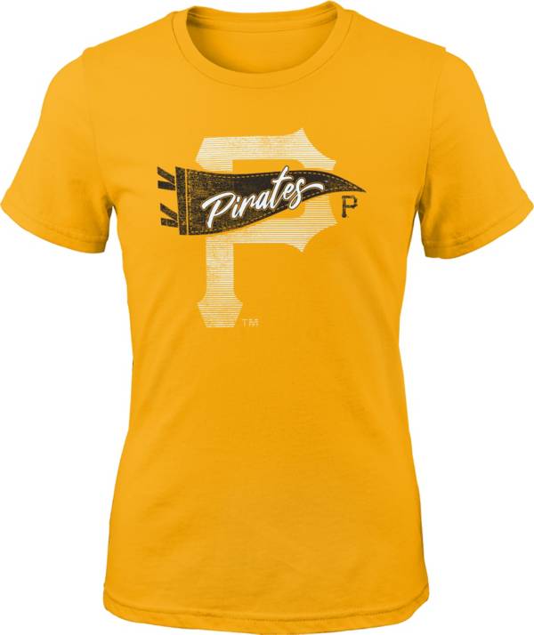 MLB Girls' Pittsburgh Pirates Gold Pennant Fever T-Shirt product image