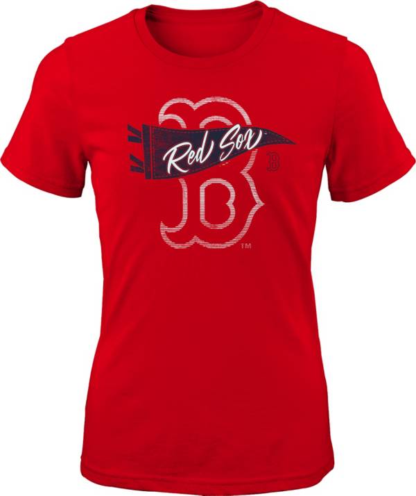 MLB Girls' Boston Red Sox Red Pennant Fever T-Shirt