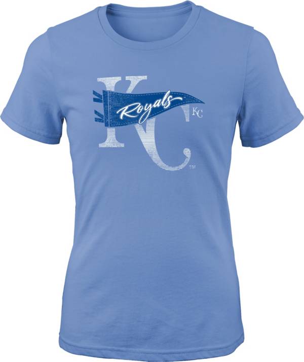 MLB Girls' Kansas City Royals Light Blue Pennant Fever T-Shirt product image