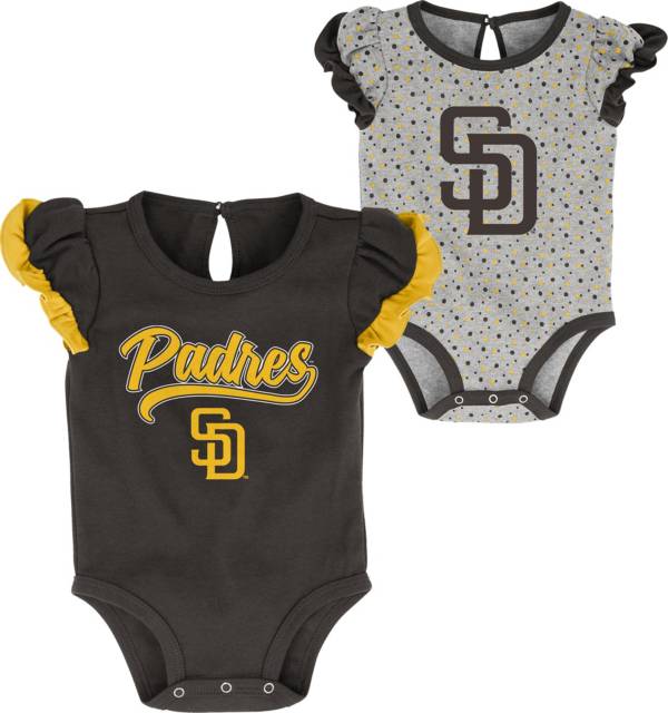 MLB Infant Girls' San Diego Padres 2-Piece Onesie Set