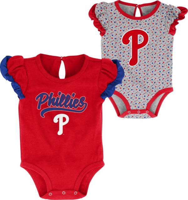 MLB Infant Philadelphia Phillies 2-Piece Creeper Set