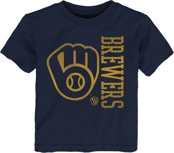 MLB Toddler Milwaukee Brewers Navy Major Impact T-Shirt product image