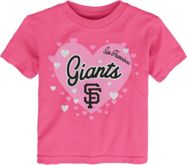 MLB Team Apparel Toddler San Francisco Giants Dark Pink T-Shirt