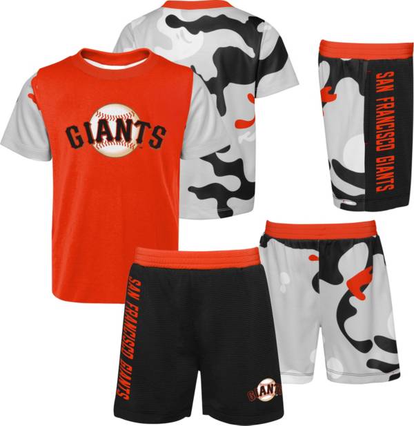 MLB Team Apparel Toddler San Francisco Giants Orange Pinch Hit 2-Piece Set product image
