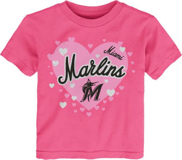 MLB Team Apparel Toddler Miami Marlins Dark Pink T-Shirt product image