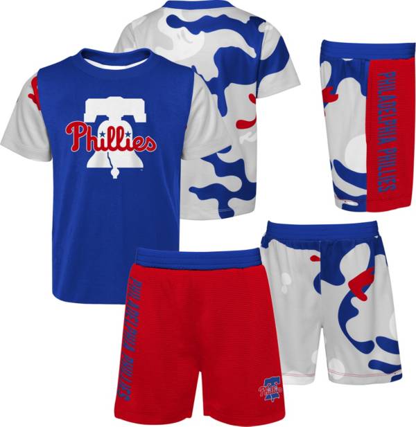 MLB Team Apparel Toddler Philadelphia Phillies Red Pinch Hit 2-Piece Set