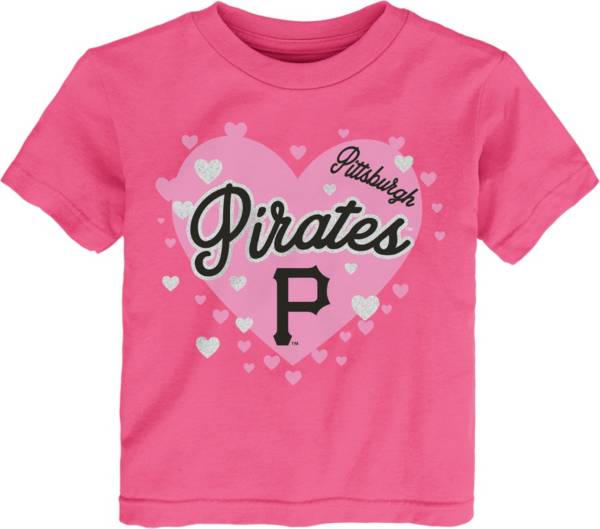 MLB Team Apparel Toddler Pittsburgh Pirates Dark Pink T-Shirt product image