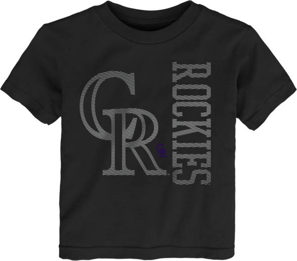 MLB Toddler Colorado Rockies Black Major Impact T-Shirt