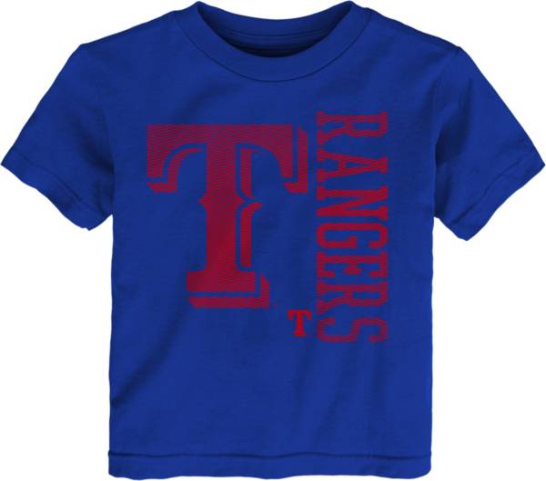 MLB Team Apparel Toddler Texas Rangers Royal Major Impact T-Shirt