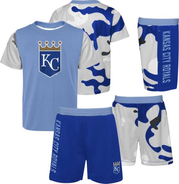 MLB Team Apparel Toddler Kansas City Royals Royal Blue Pinch Hit 2-Piece Set