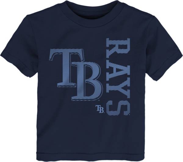 MLB Team Apparel Toddler Tampa Bay Rays Navy Major Impact T-Shirt