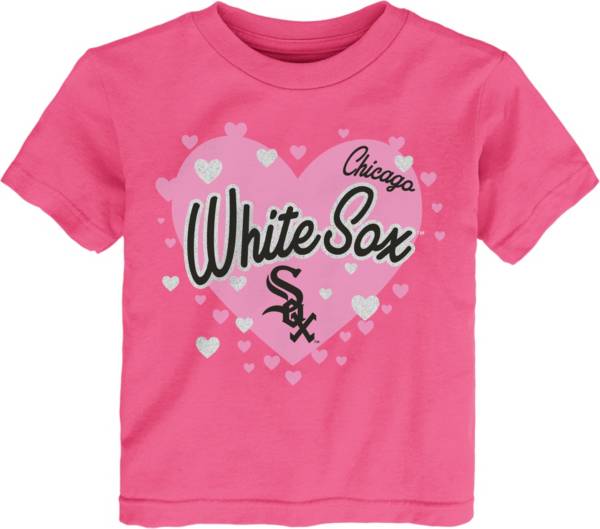 MLB Team Apparel Toddler Chicago White Sox Dark Pink T-Shirt