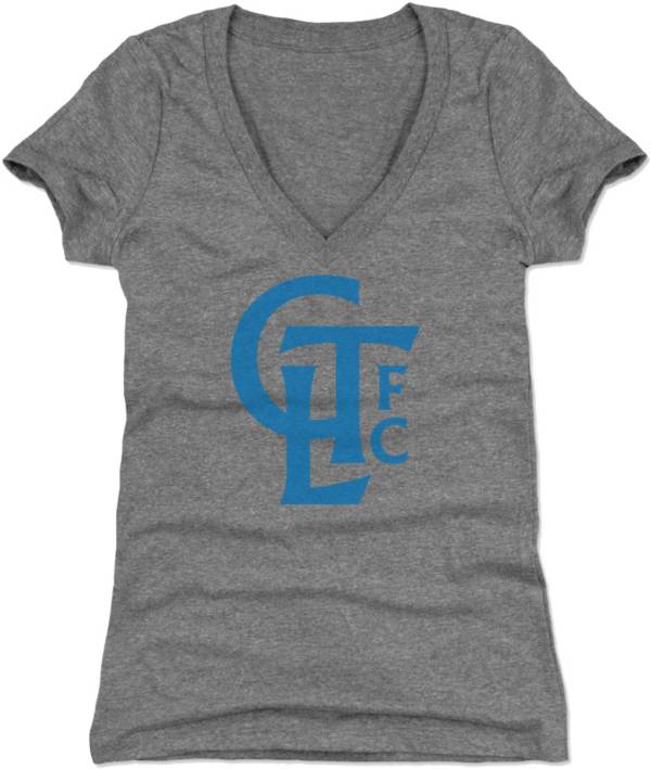 500 Level Women's Charlotte FC Monogram Grey T-Shirt