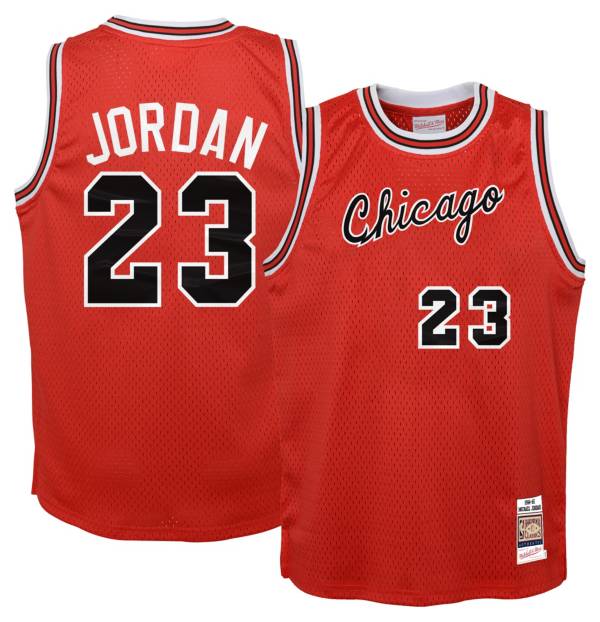 Mitchell & Ness Youth 1984 Chicago Bulls Michael Jordan #23 Red Hardwood Classics Authentic Jersey