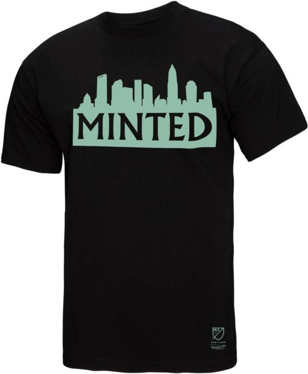 Mitchell & Ness Charlotte FC Minted Sky Black T-Shirt product image