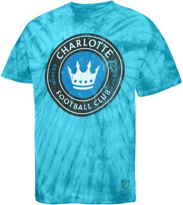 Mitchell & Ness Charlotte FC Tie-Dye Blue T-Shirt