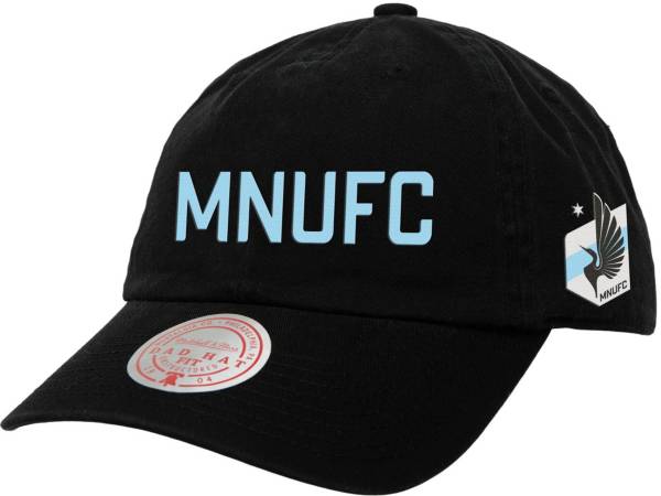 Mitchell & Ness Minnesota United FC 2-Logo Black Dad Hat