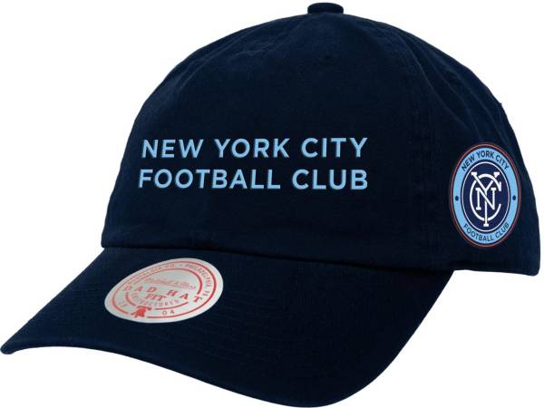 Mitchell & Ness New York City FC 2-Logo Navy Dad Hat