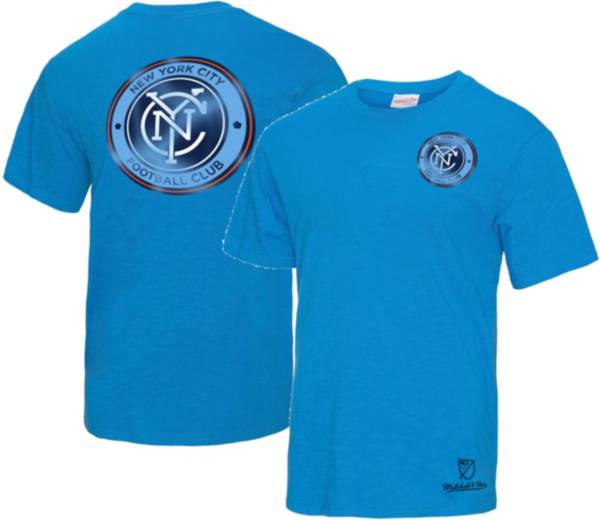 Mitchell & Ness New York City FC Double Hit Light Blue T-Shirt