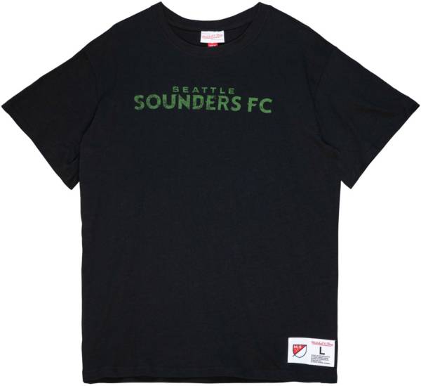 Mitchell & Ness Seattle Sounders Legendary Slub Black T-Shirt