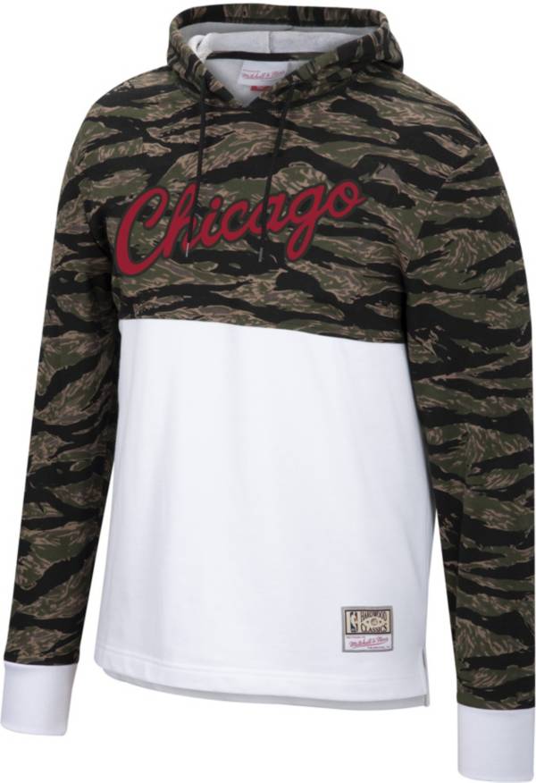 Mitchell & Ness Men's Chicago Bulls Camo Tiger Hoodie