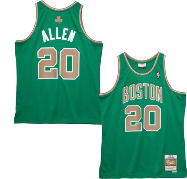 Mitchell & Ness Men's Boston Celtics 2007 Ray Allen #20 Green Hardwood Classics Jersey product image