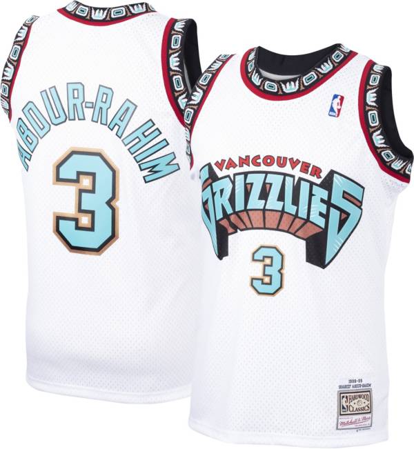 Mitchell & Ness Men's 1996 Memphis Grizzlies Shareef Abdur-Rahim #3 White Hardwood Classics Swingman Jersey