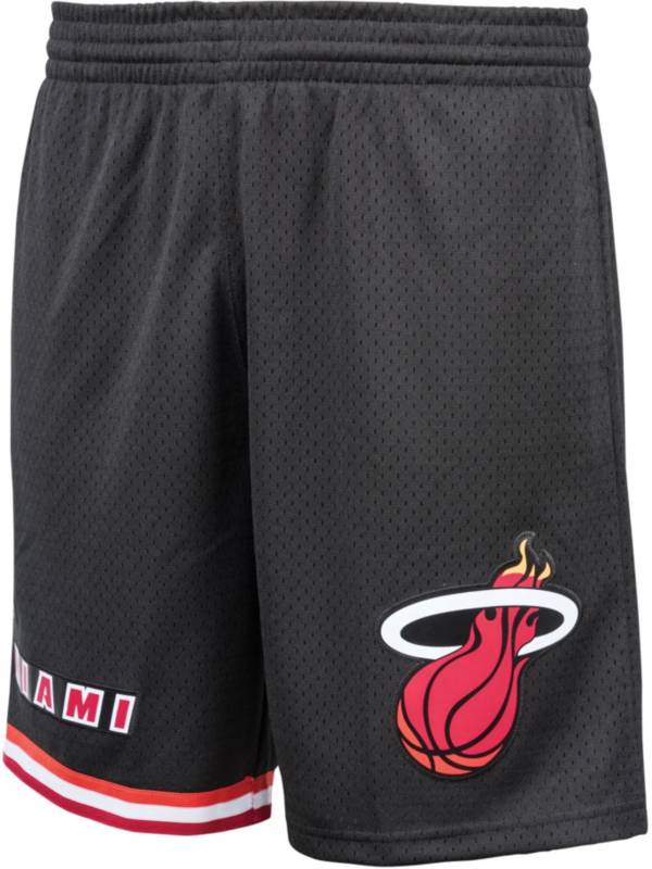 Mitchell & Ness Men's Miami Heat Black Swingman Shorts