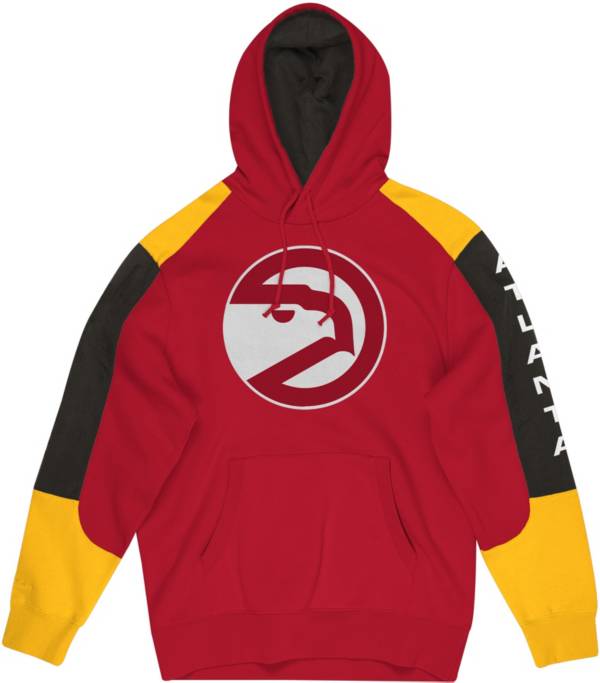 Mitchell & Ness Men's Atlanta Hawks Red Fusion Fleece Hoodie