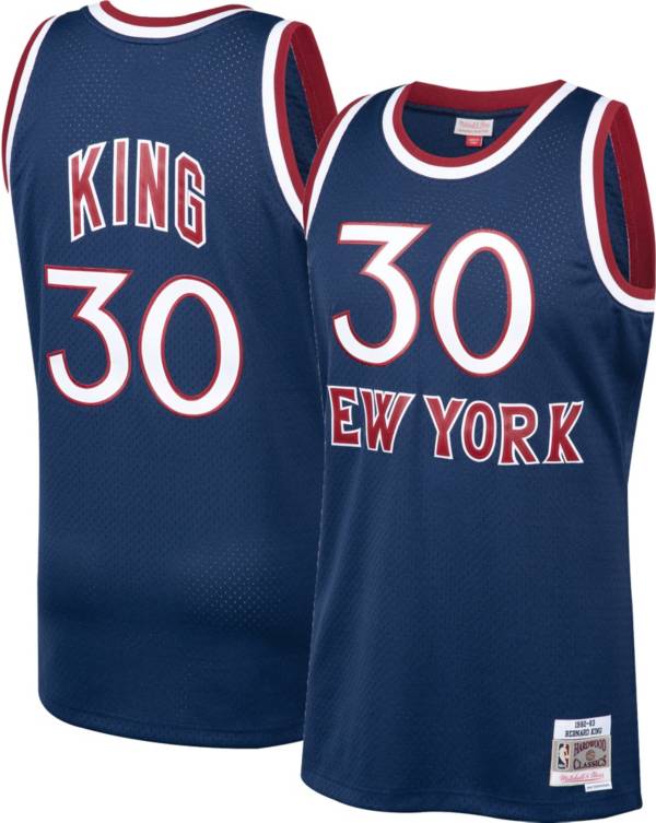 Mitchell & Ness Men's 1982 New York Knicks Bernard King #30 Royal Hardwood Classics Swingman Jersey