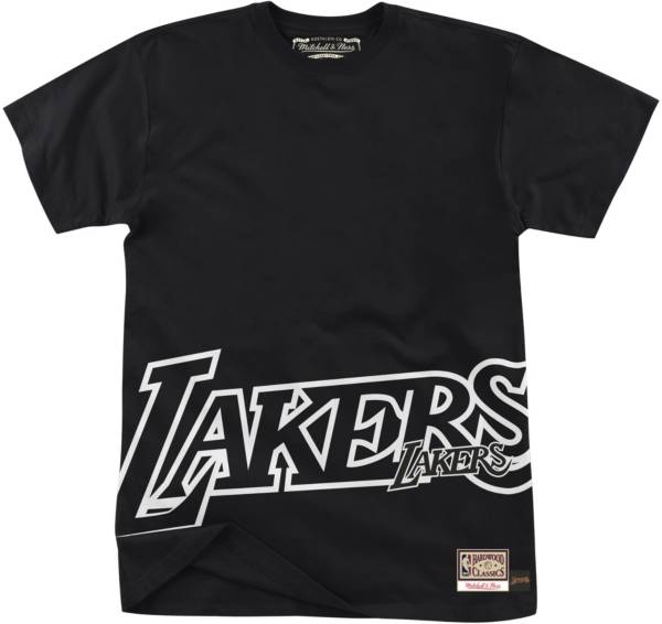 Mitchell & Ness Men's Los Angeles Lakers Black Big Face T-Shirt