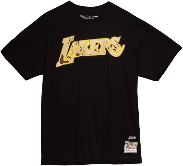 Mitchell & Ness Men's Los Angeles Lakers Camo Reflective T-Shirt product image