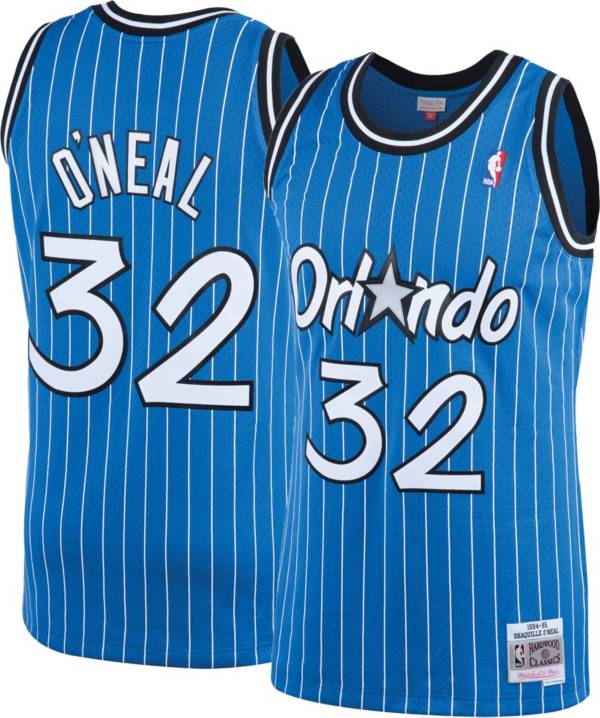 Mitchell & Ness Men's 1994 Orlando Magic Shaquille O'Neal #32 Royal Hardwood Classics Swingman Jersey