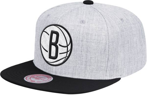 Mitchell & Ness Men's Brooklyn Nets Grey Pop Snapback