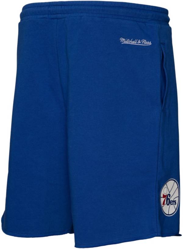 Mitchell & Ness Men's Philadelphia 76ers Royal French Terry Shorts