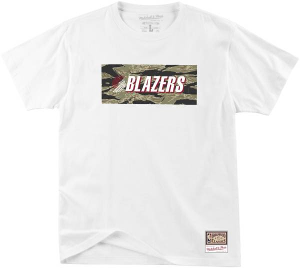 Mitchell & Ness Men's Portland Trail Blazers Camo Tiger T-Shirt